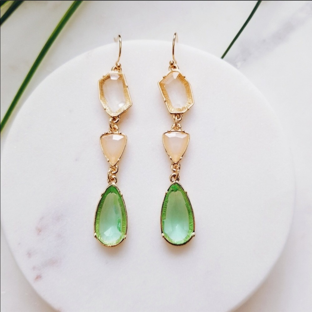 💎Three Tier Crystal Drop Earrings💎